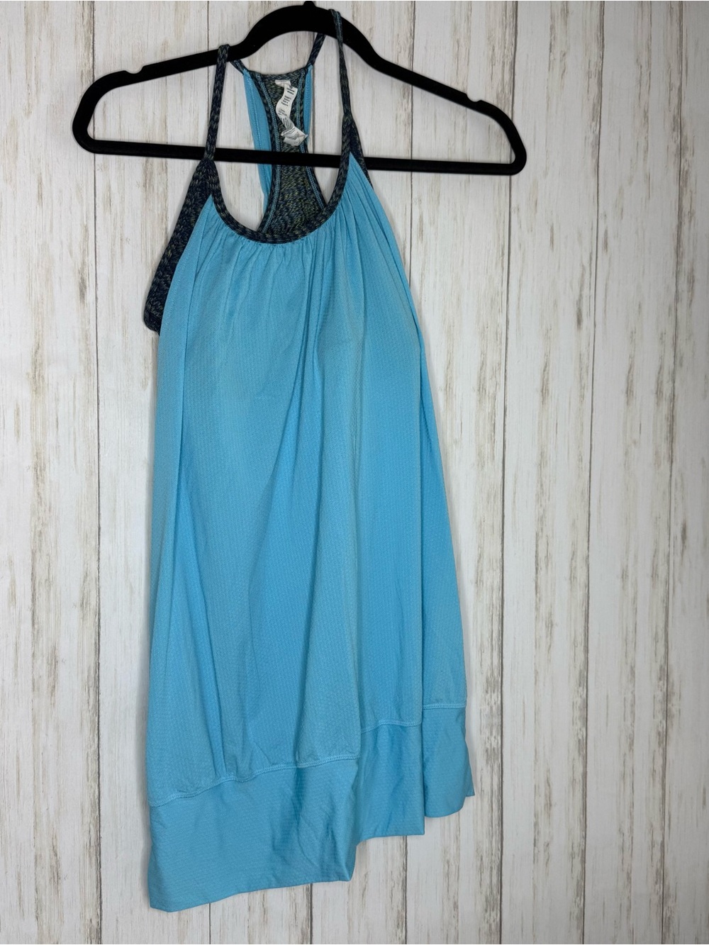 lululemon athletica Light Blue and black no limits tank 12 - Picture 2 of 5